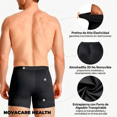 Bóxer de Realce para Hombre 📢 OFERTA: PIDE 1 & LLEVA 2 🎁 | Butt Lifter™ – Realce Invisible