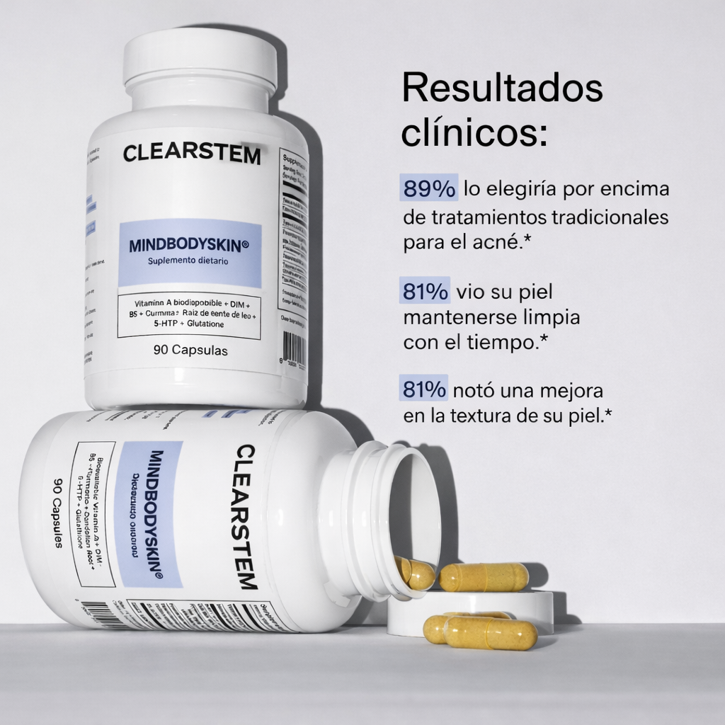Clearstem | MINDBODYSKIN® | ¡No te quedes fuera! Elimina el acné hormonal y recupera tu piel HOY.