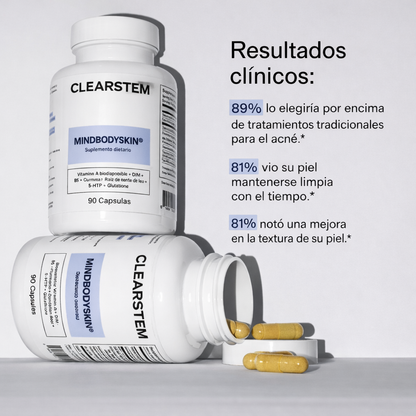 Clearstem | MINDBODYSKIN® | ¡No te quedes fuera! Elimina el acné hormonal y recupera tu piel HOY.