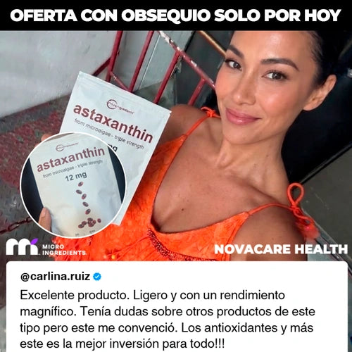 ASTAXANTHIN® 120 Softgels 💊 | Fórmula de longevidad avanzada para tus riñones, ojos y piel 🍃